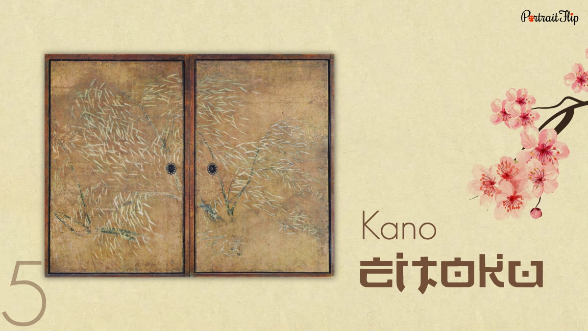 Kano Eitoku, a famous Japanese painter