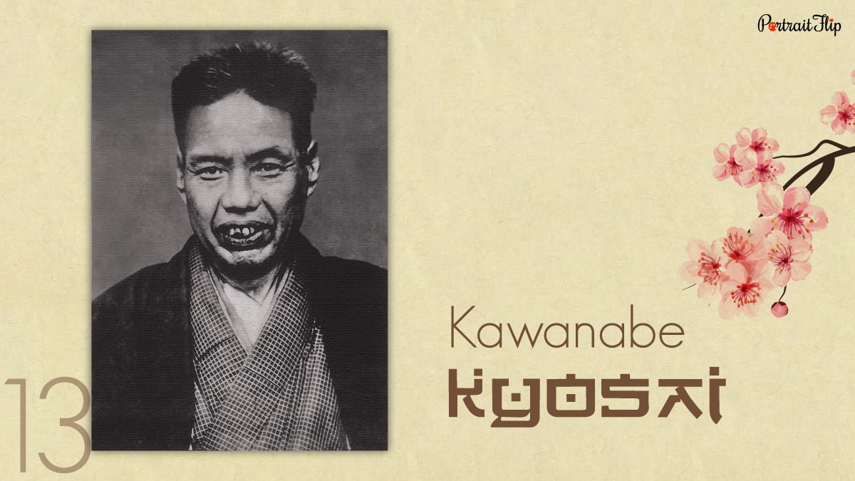 Kawanabe Kyosai, one of the famous artists of Japan