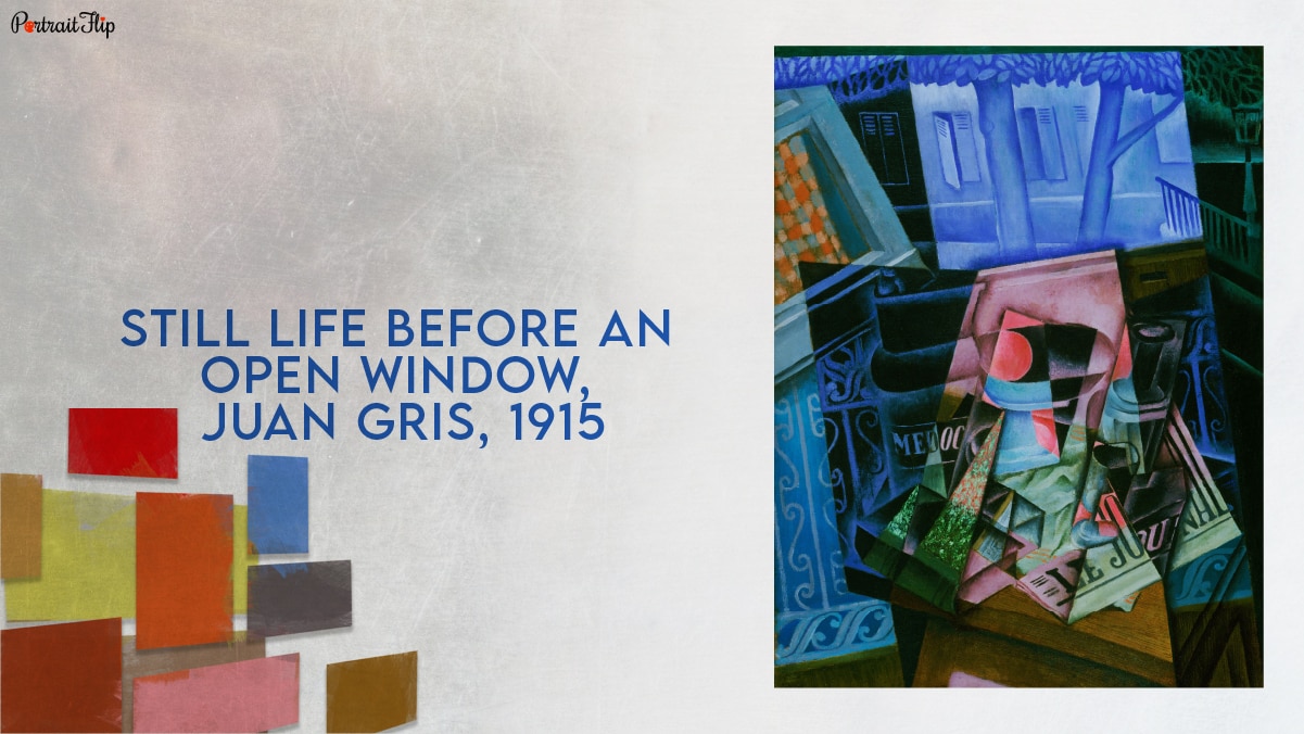Still Life before an Open Window, a renowned cubist artwork