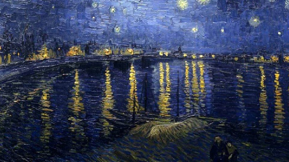 starry night over rhone Famous Van Gogh Paintings