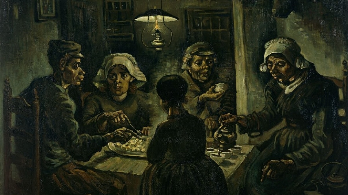 Potato Eaters one of the famous Van Gogh paintings
