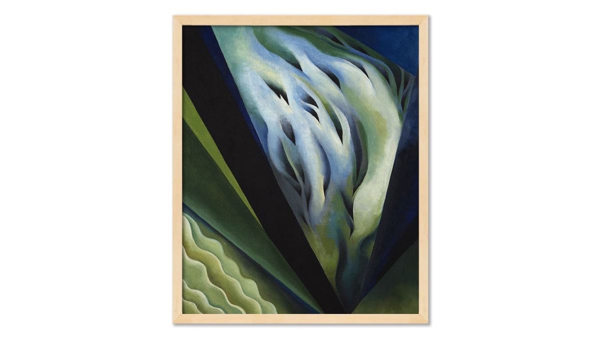 Blue and Green Music (1921) is a famous abstract painting