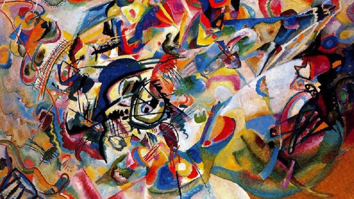 One of the famous abstract paintings  Composition VII (1913)