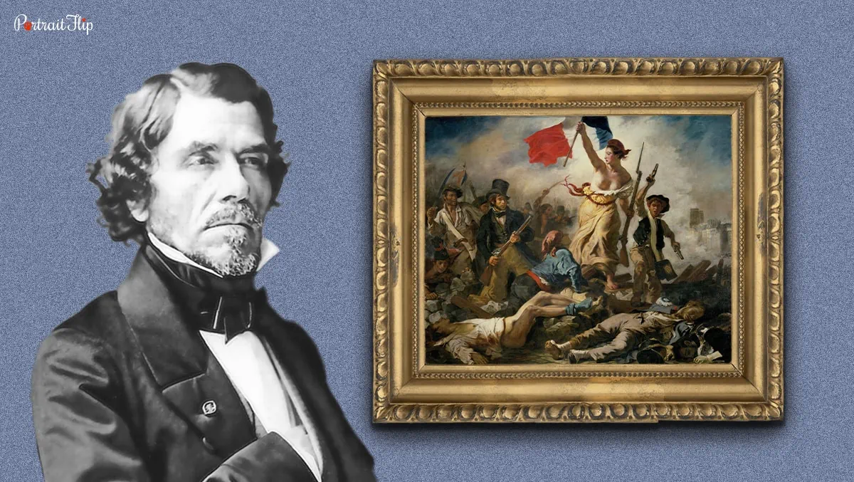 One of the famous French Artists Eugéne Delacroix