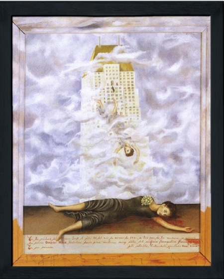 The suicide of Dorothy Hale by Frida Kahlo Paintings