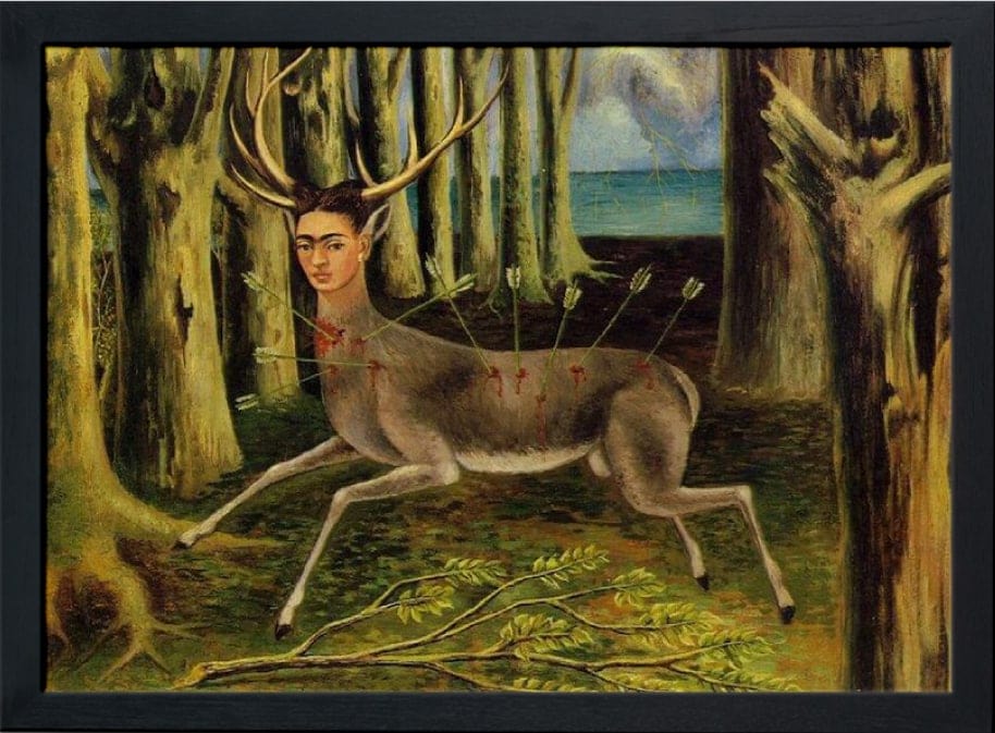 The wounded deer painting by Frida Kahlo Paintings