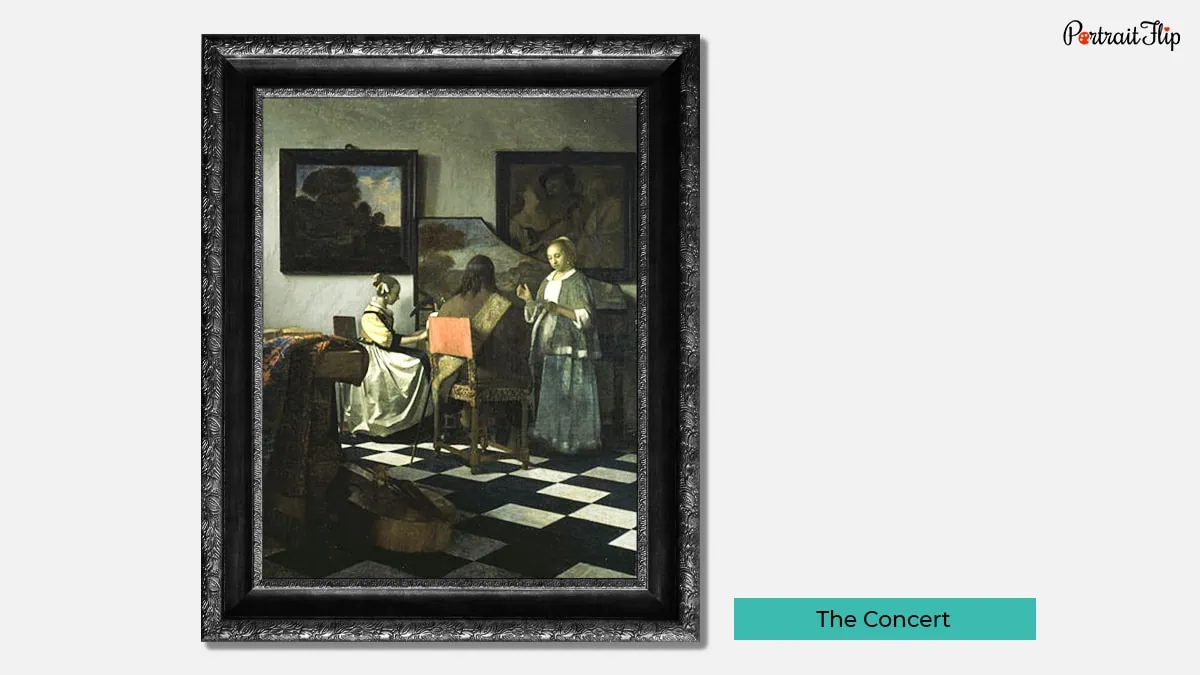 The Concert by Johannes Vermeer. 