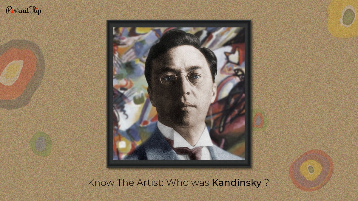 Picture of Wassily Kandinsky who painted the famous art Color Study: Squares with Concentric Circles