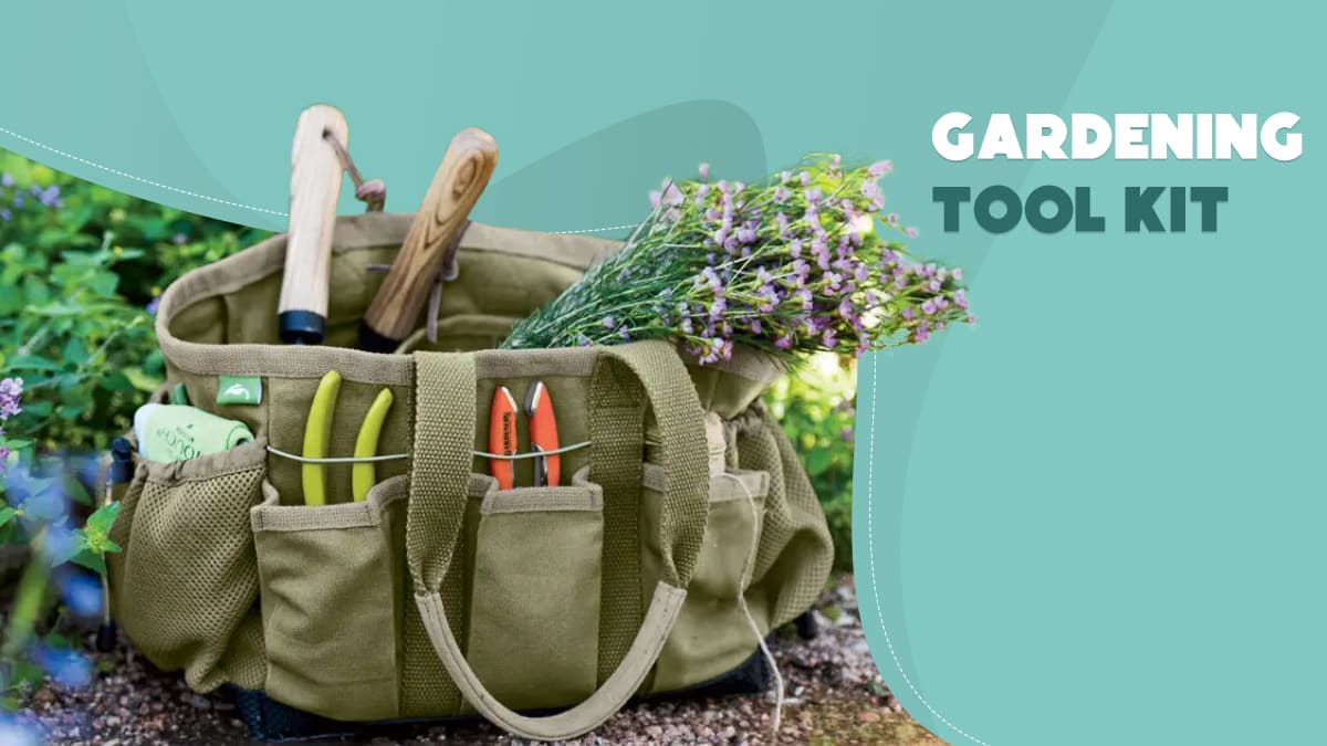 a trowel, a Weeder, a plant cutter, Gloves, and a cultivator, a Military Retirement Gift