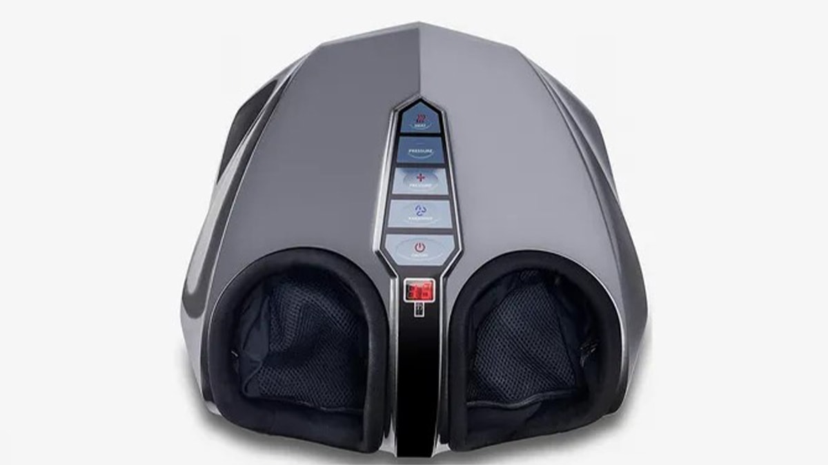Black Foot massager as a Mother's day git ideas.