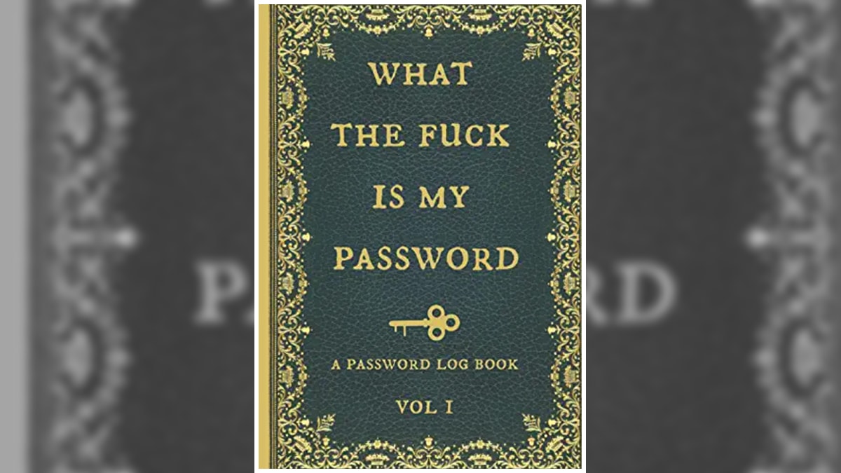 A password log book as a mother's day gift idea.