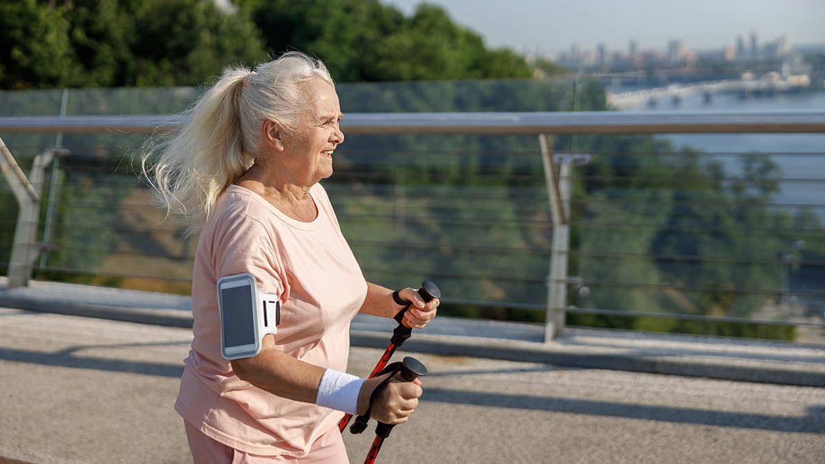 A cell phone armband for your mom. 