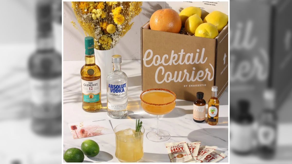 Cocktail courier as a mother's day gift. 