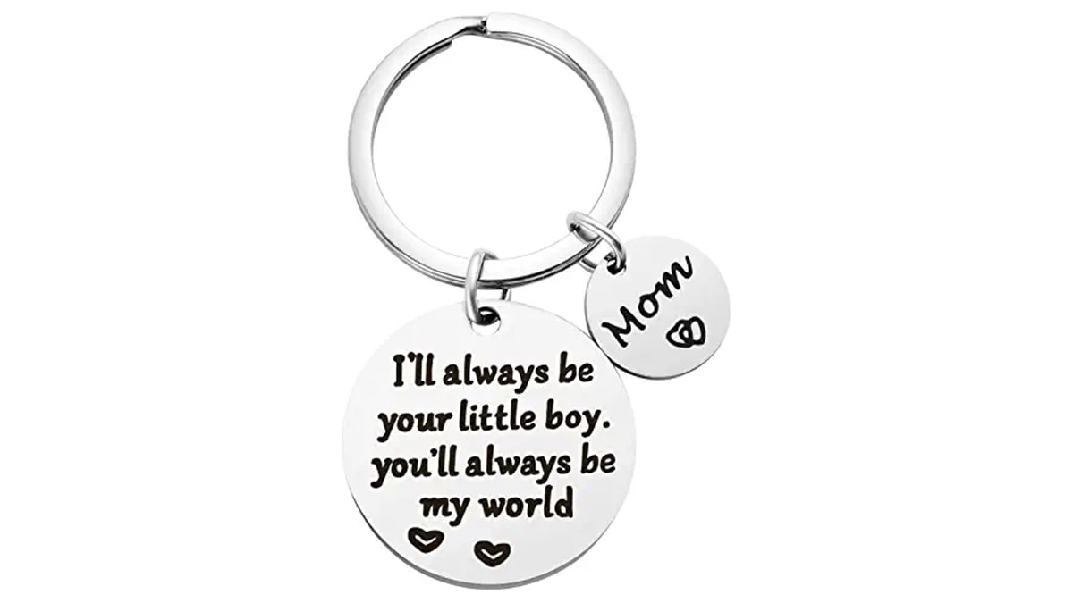 Keychain as a mother's day gift idea.