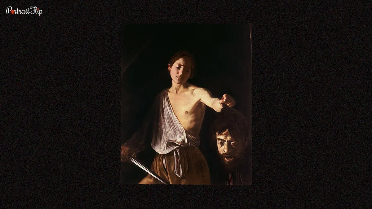 David with the head of Goliath by Caravaggio