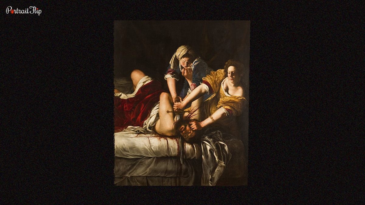 A famous painting by caravaggio named Judith beheading holofernes