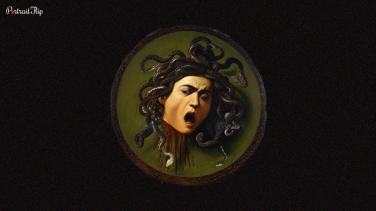 Medusa was a painting by Caravaggio