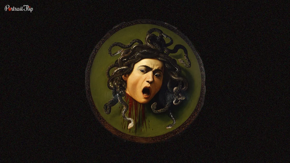 Medusa was a painting by Caravaggio 
