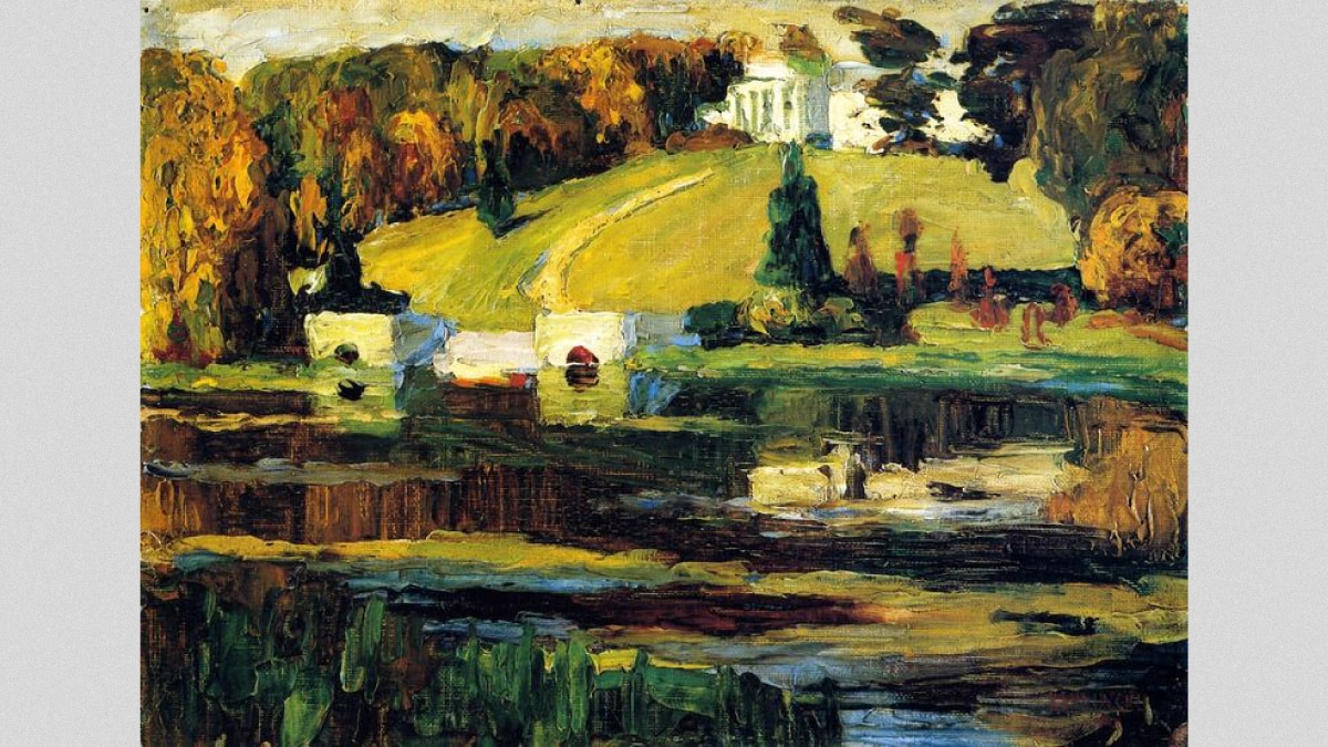 Okhtyrka, Autumn is one of the most beautiful paintings by Kandinsky.