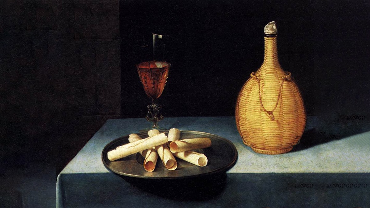 Still life painting by Lubin Baugin 