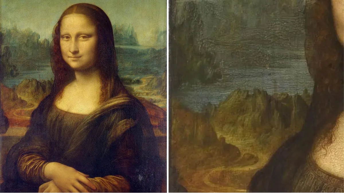 Famous painting of Mona Lisa by Leonardo DaVinci 