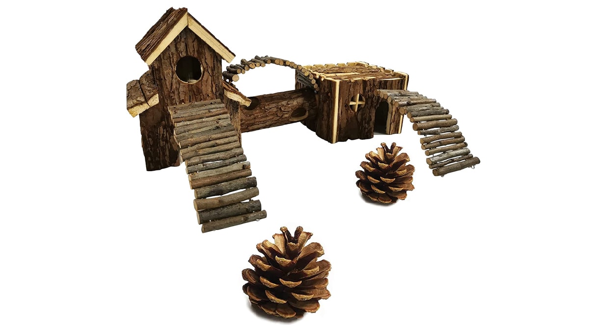 wooden playground for a hamster, Pet Christmas Gift