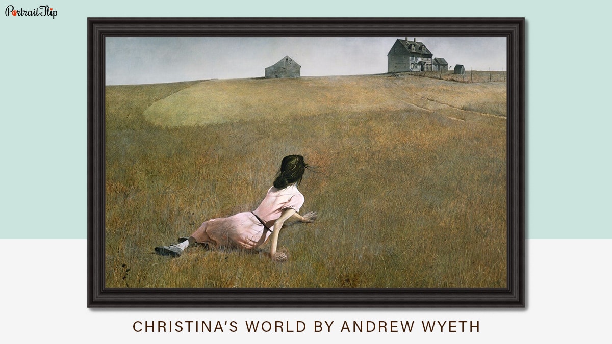 A realism painting by Andrew Wyeth 