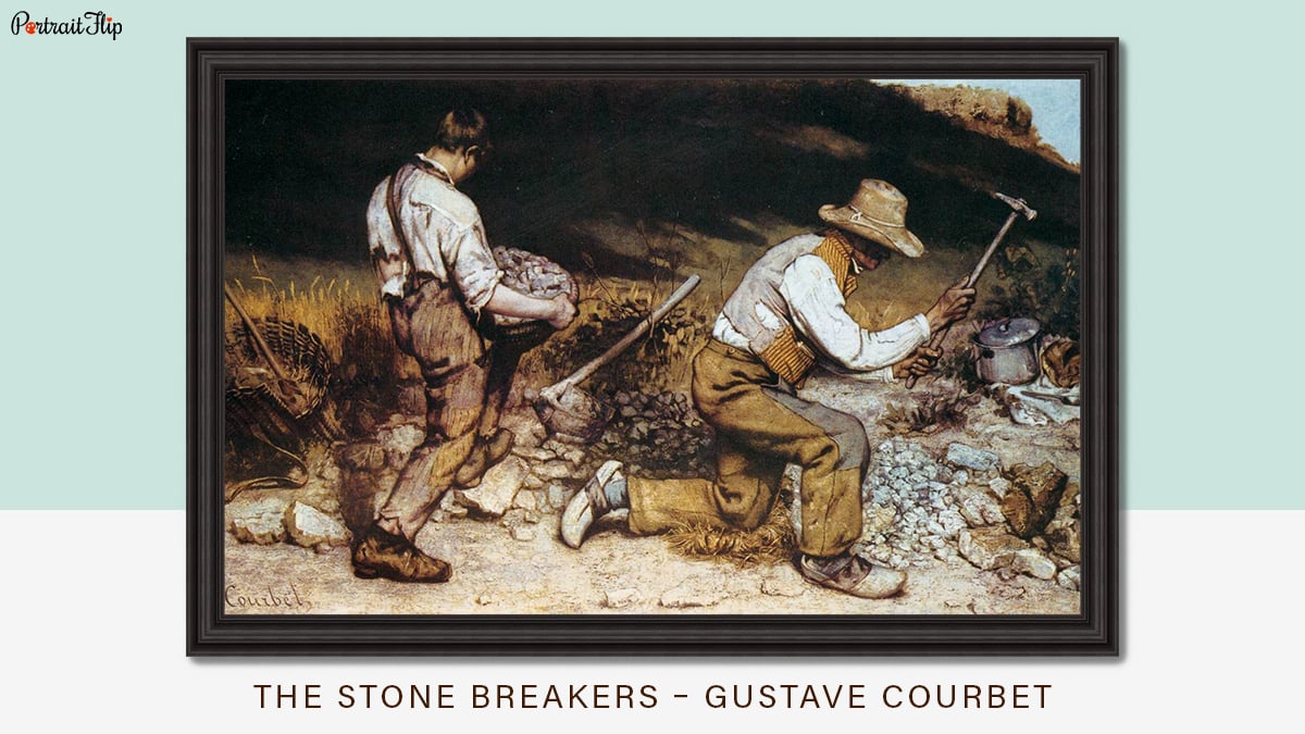 The Stone Breakers by Gustave Courbet.