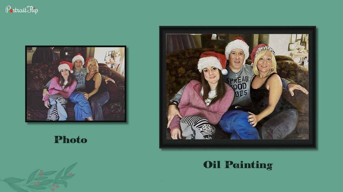 A Christmas Family Portrait by PortraitFlip