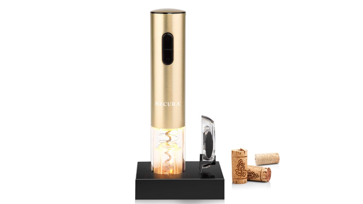 electric wine opener from Secura