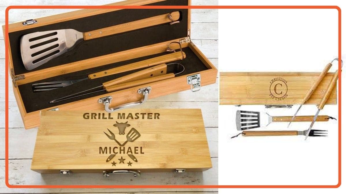 a grill master set with the complete equipment as a Thanksgiving Gifts