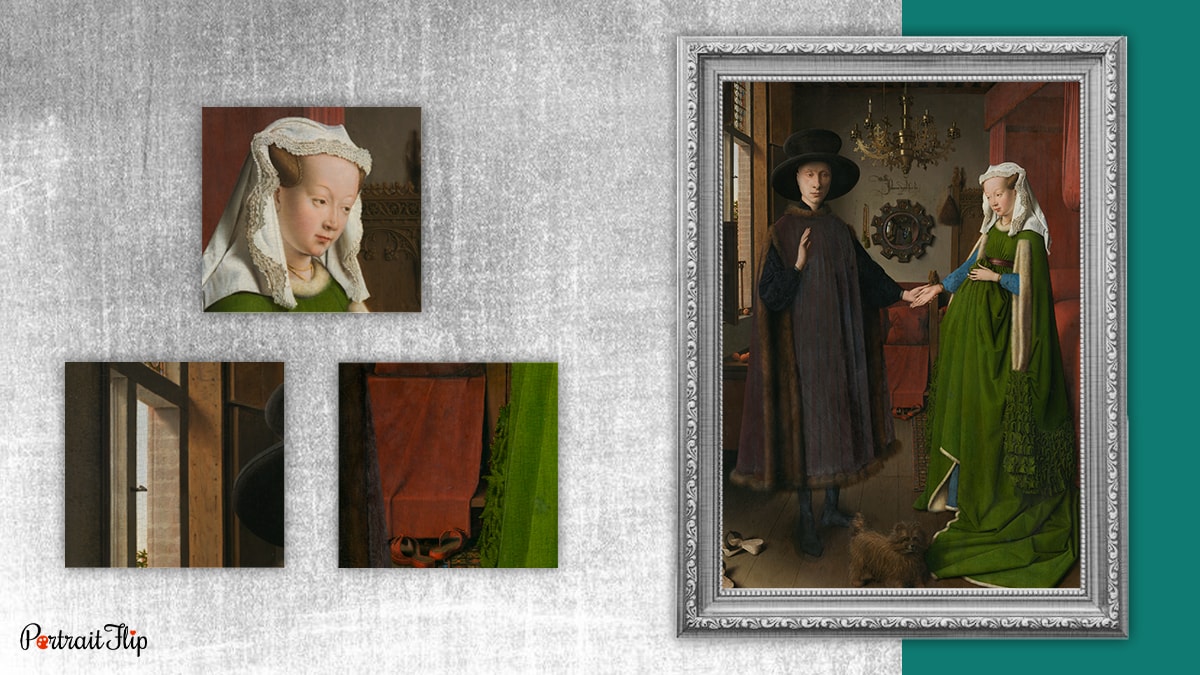 Lighting and color of the Arnolfini portrait 