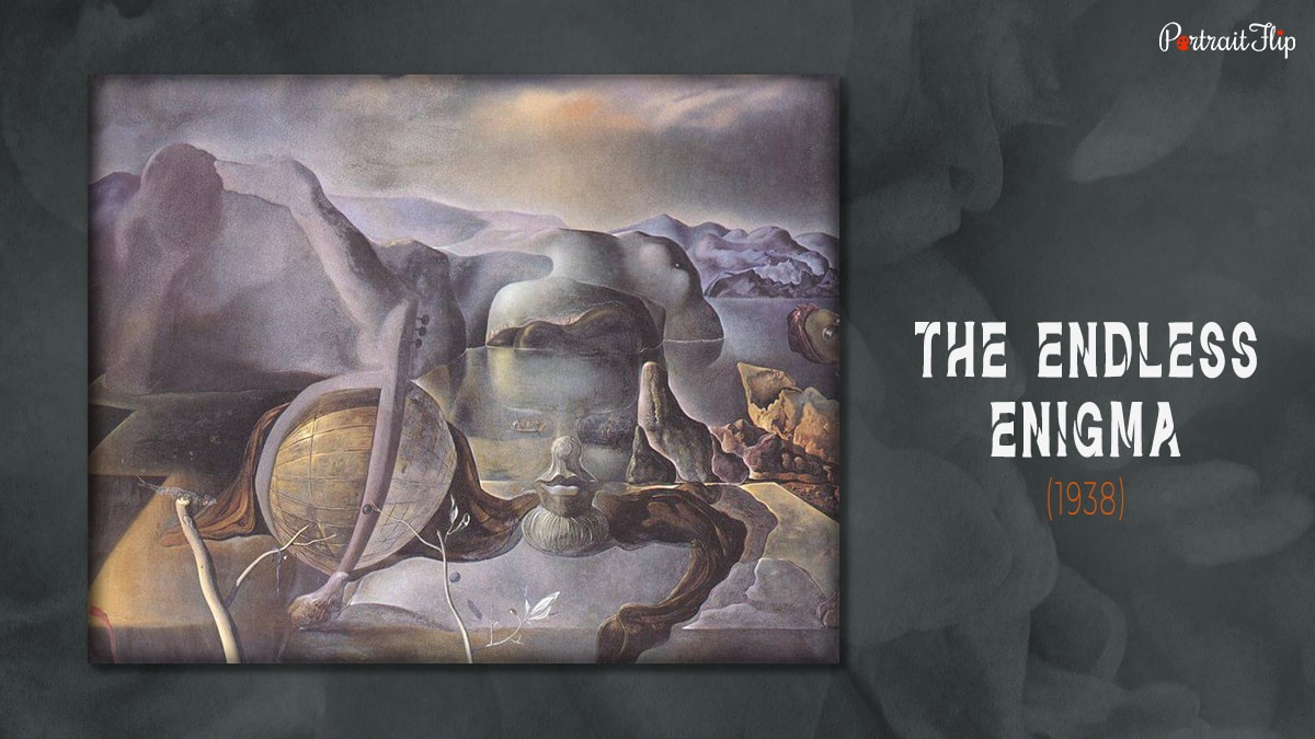 One of the famous artworks by Salvador Dali "The Endless Enigma"