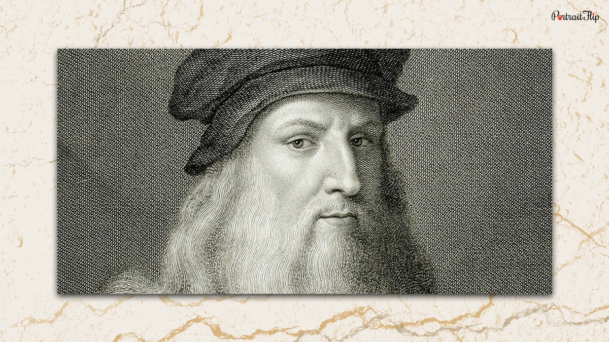 Picture of Leonardo da Vinci the artist of The Last Supper painting