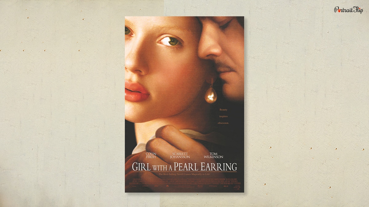 The girl with a pearl earring poster. 