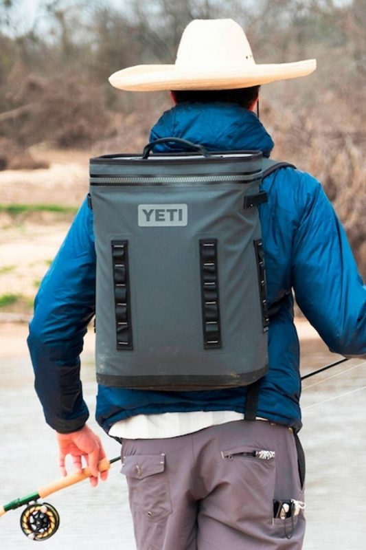 a soft sided backpack cooler as one of the most unique gift ideas for him for Christmas