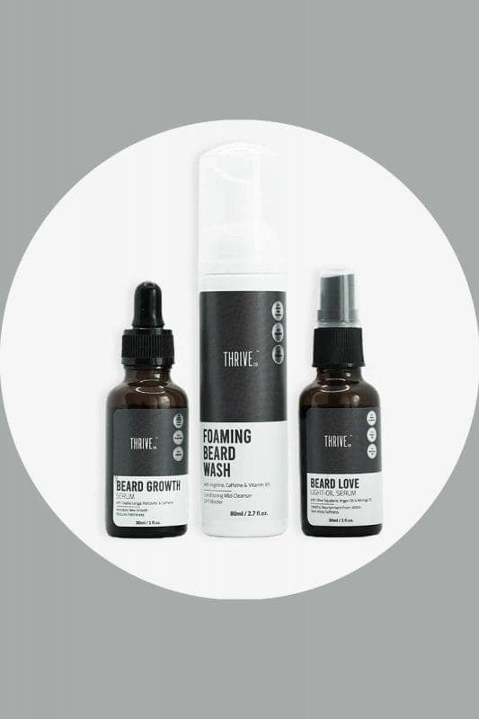 a beard growing kit as one of the most unique gift ideas for him for Christmas