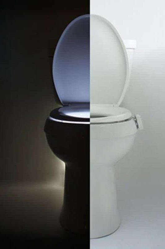 toilet night light as one of the most unique gift ideas for him for Christmas