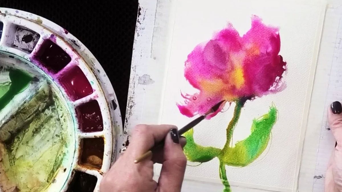 Keep the dry time in your mind in watercolor tips