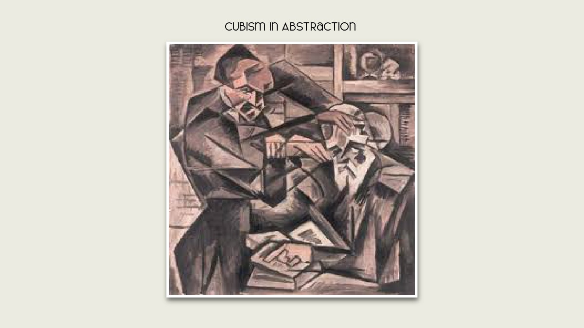 Cubism in abstraction 