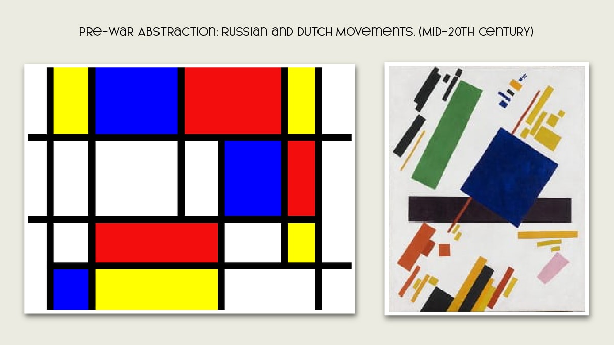 Pre War Abstraction in art 