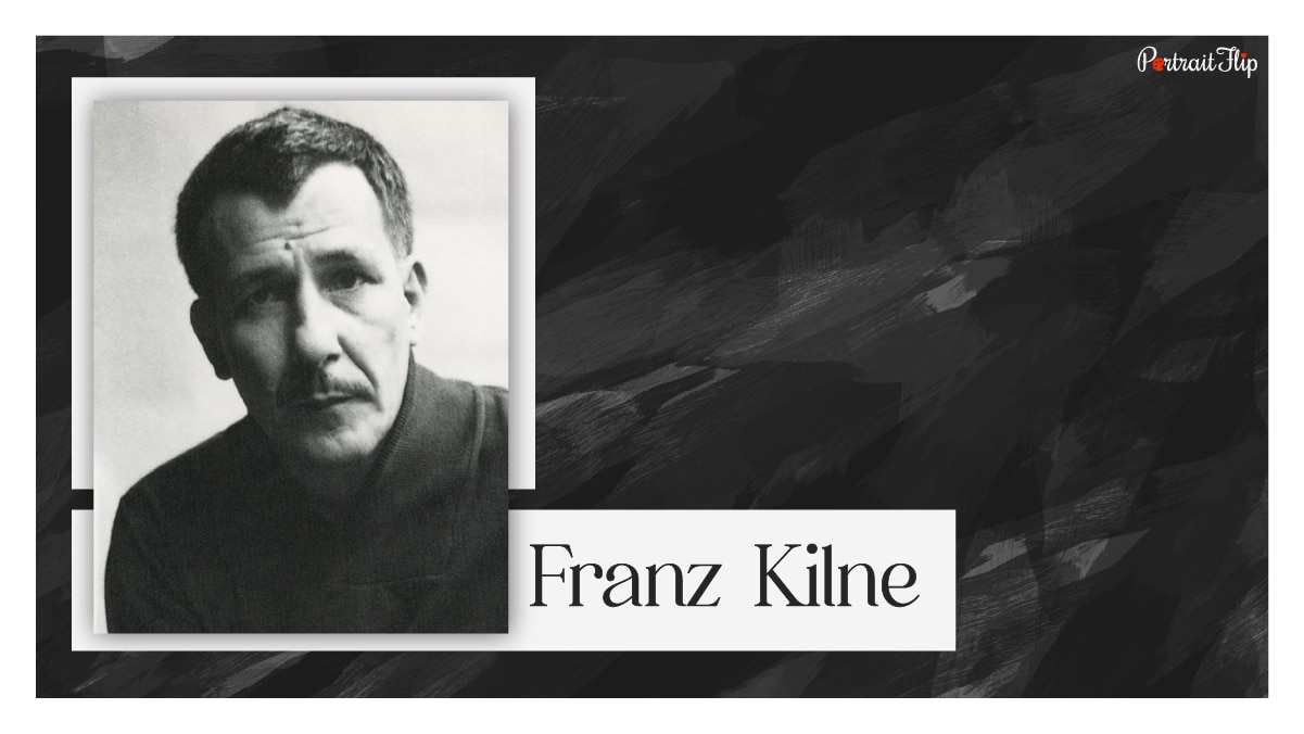 Abstract painter Franz Kilne 