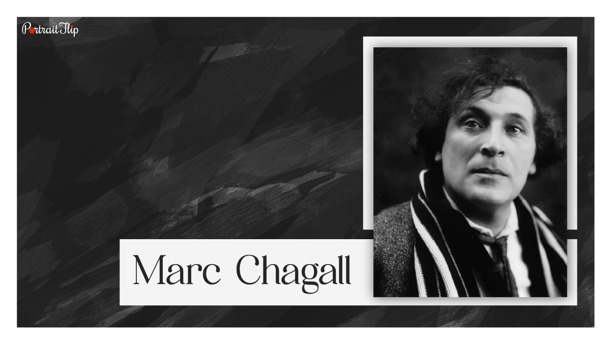 One of the famous abstract painters MArc Chagall