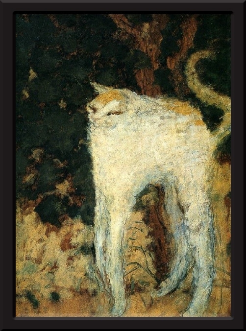 The white cat famous cat paintings