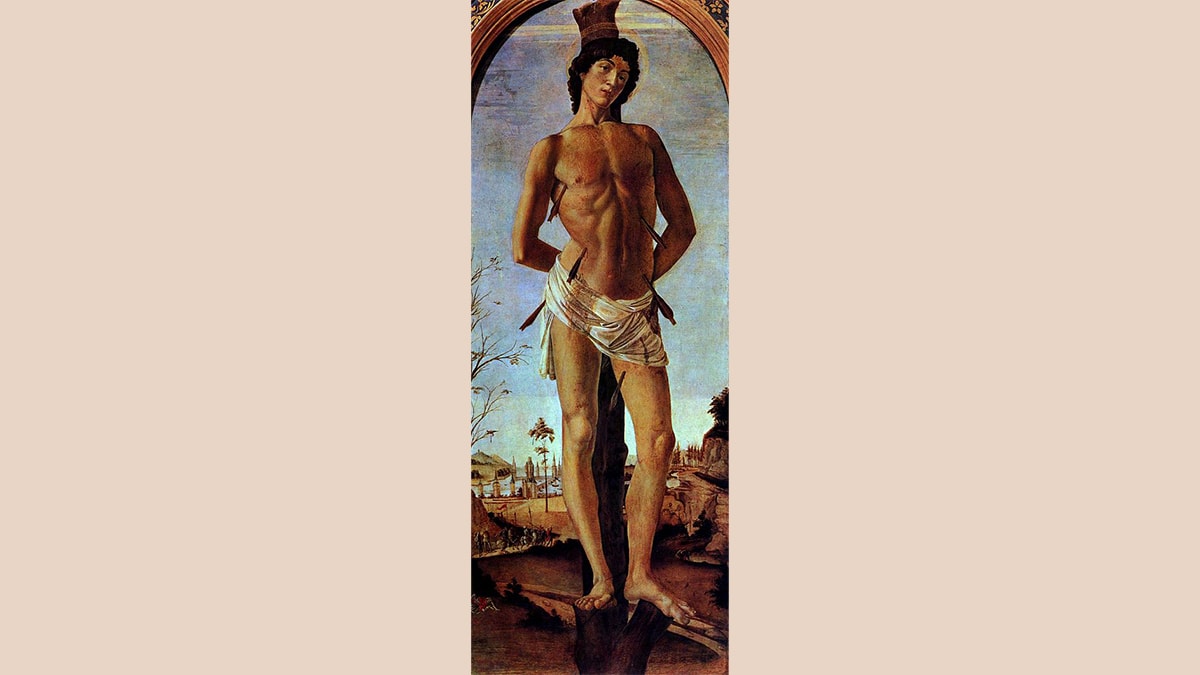 St. Sebastian is a painting by Botticelli
