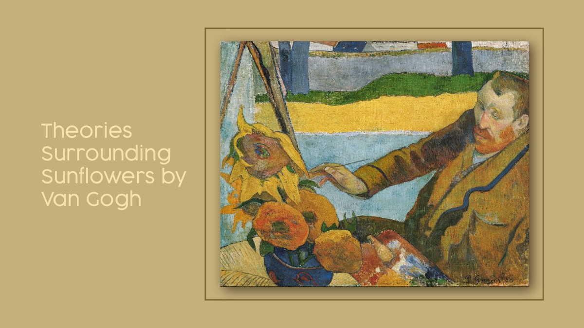 An image of Vincent Van Gogh while painting.
