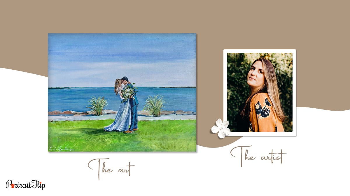 One of the famous wedding portrait painter Amanda Hawthrone and the art by her.