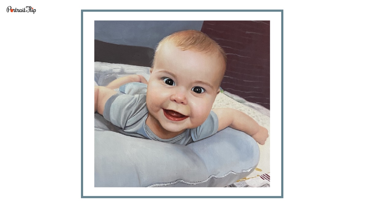 A baby portrait by PortraitFlip