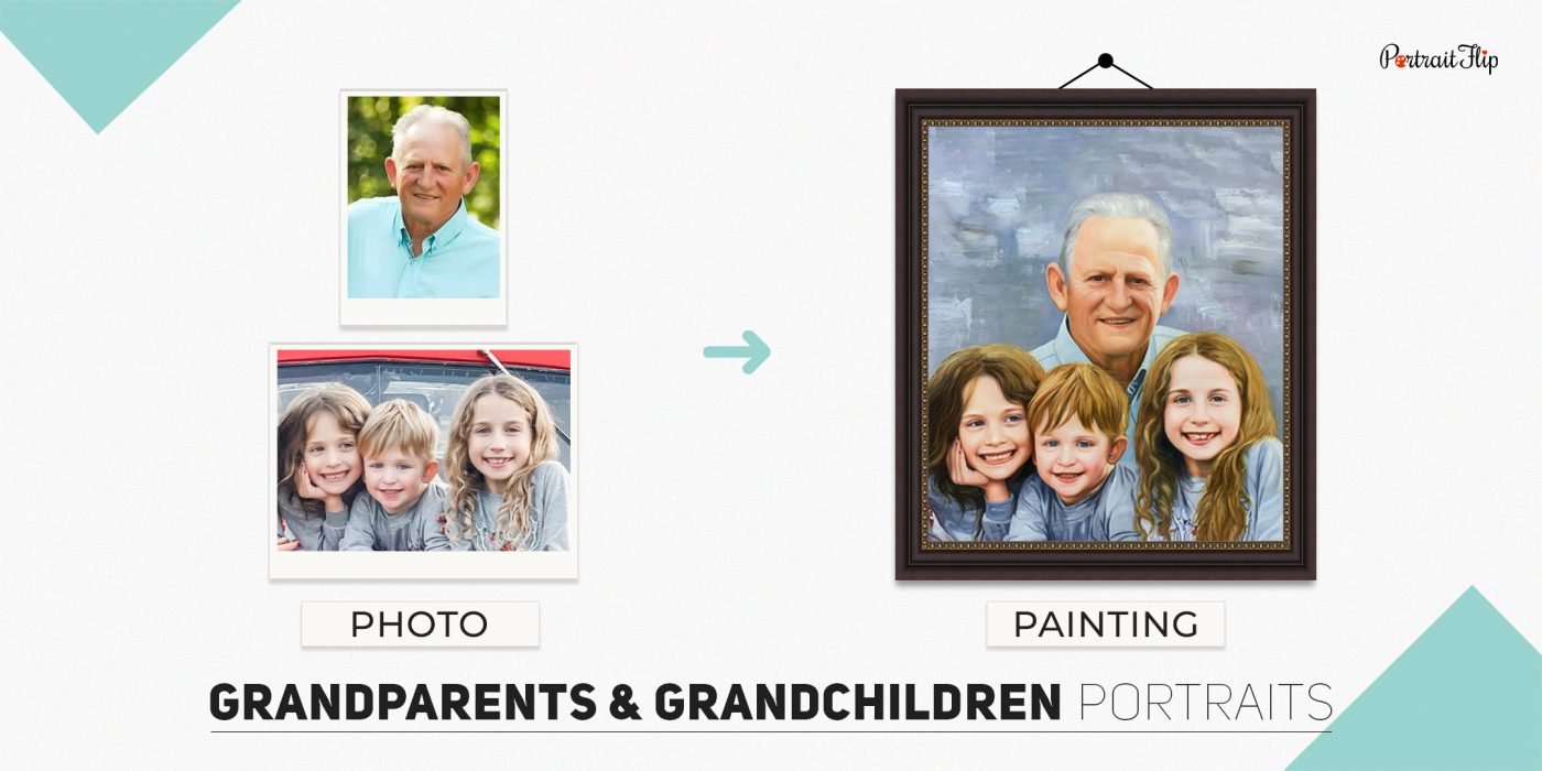 Grandparents and Grandchildren Portraits Cover