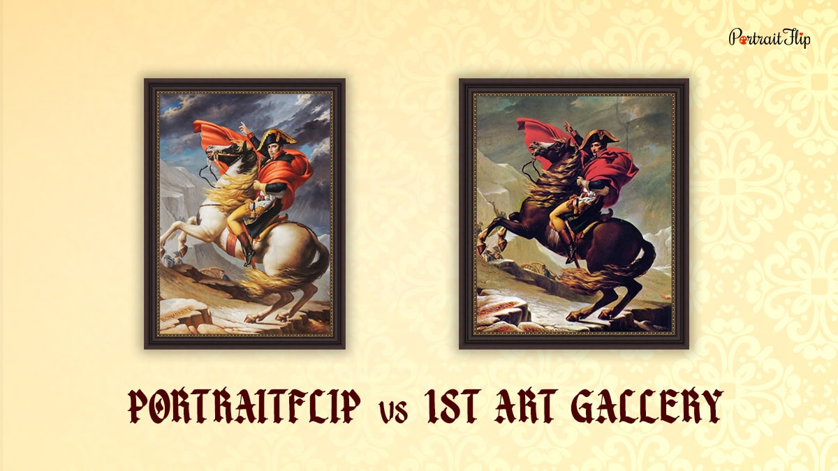 PortraitFlip vs. 1st Art Gallery: Choose Best Replica Painting Services
